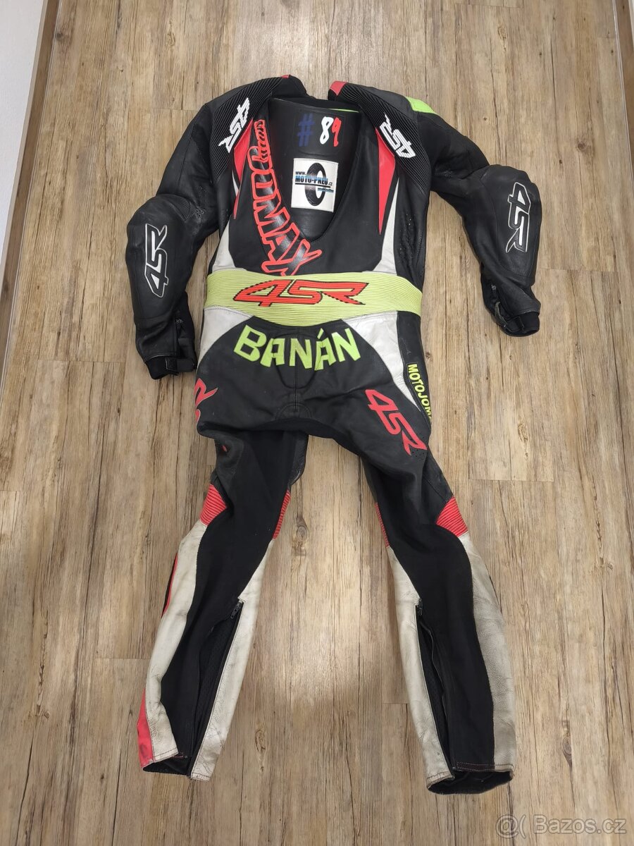 jednodílná kožená kombinéza 4SR vel. 52 - 2