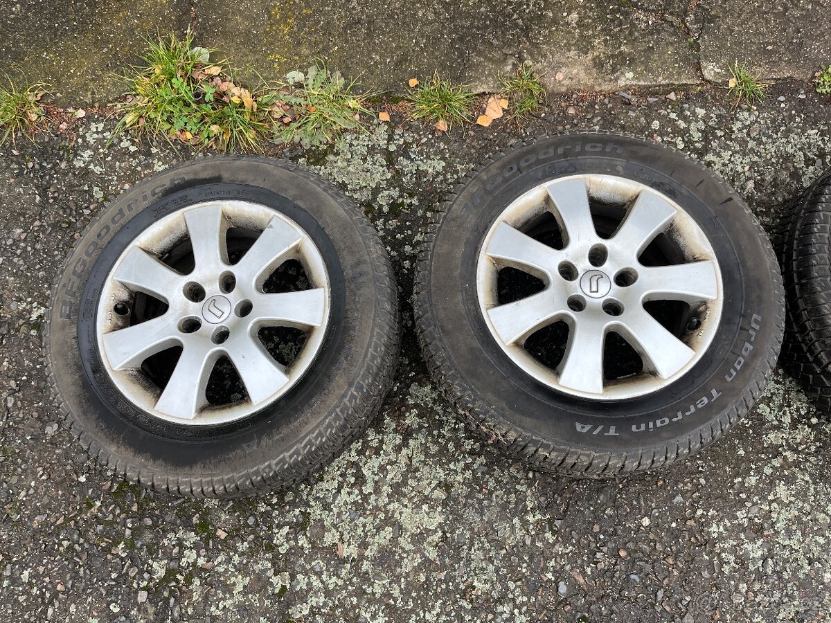 Zimní terénní kola 215/65/16 AT, vzorek 8,5mm 5x112 - 2