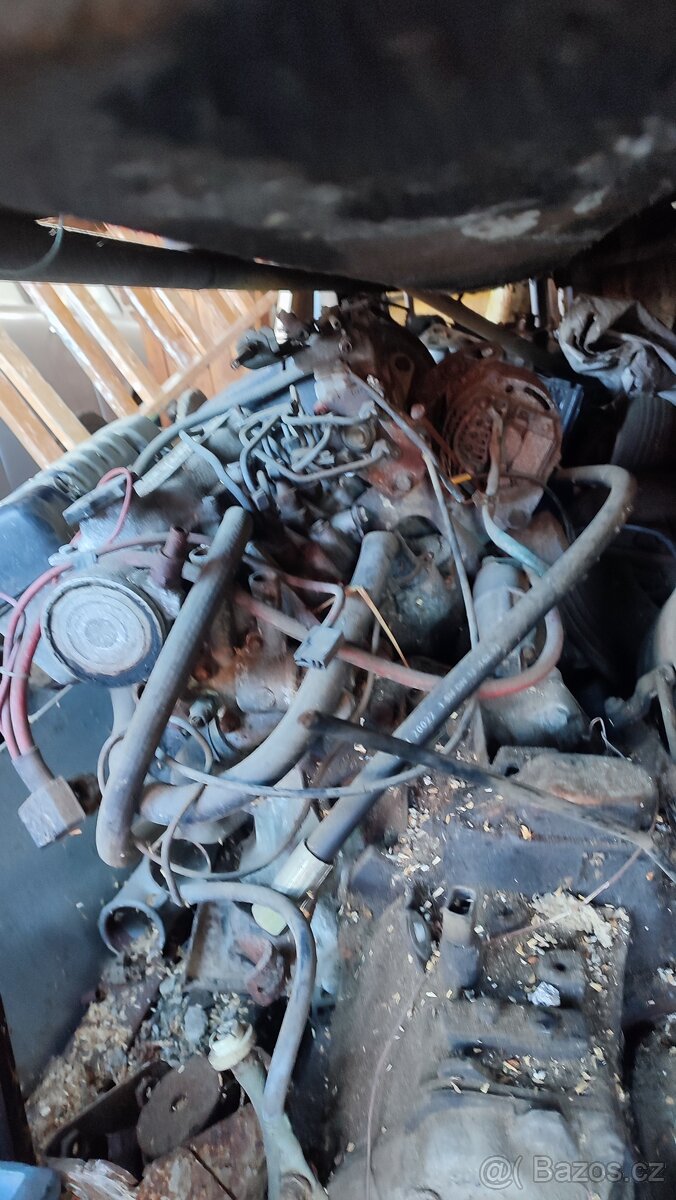 Motor a převodovka fiat 1.3d - 2