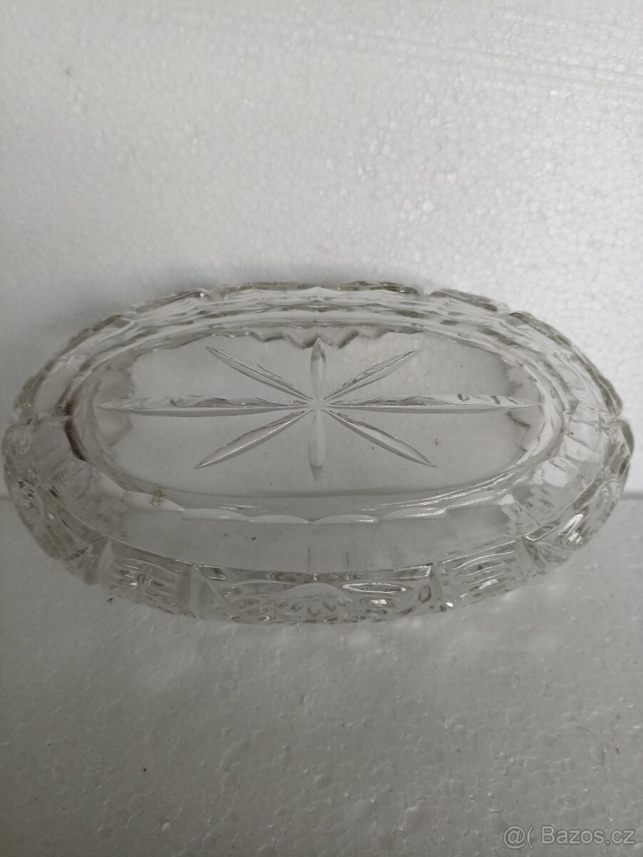 Skleněná mísa - žardiniéra - 2