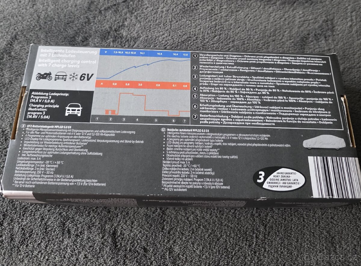 Nabíječka autobaterií nová nerozbalená - 2