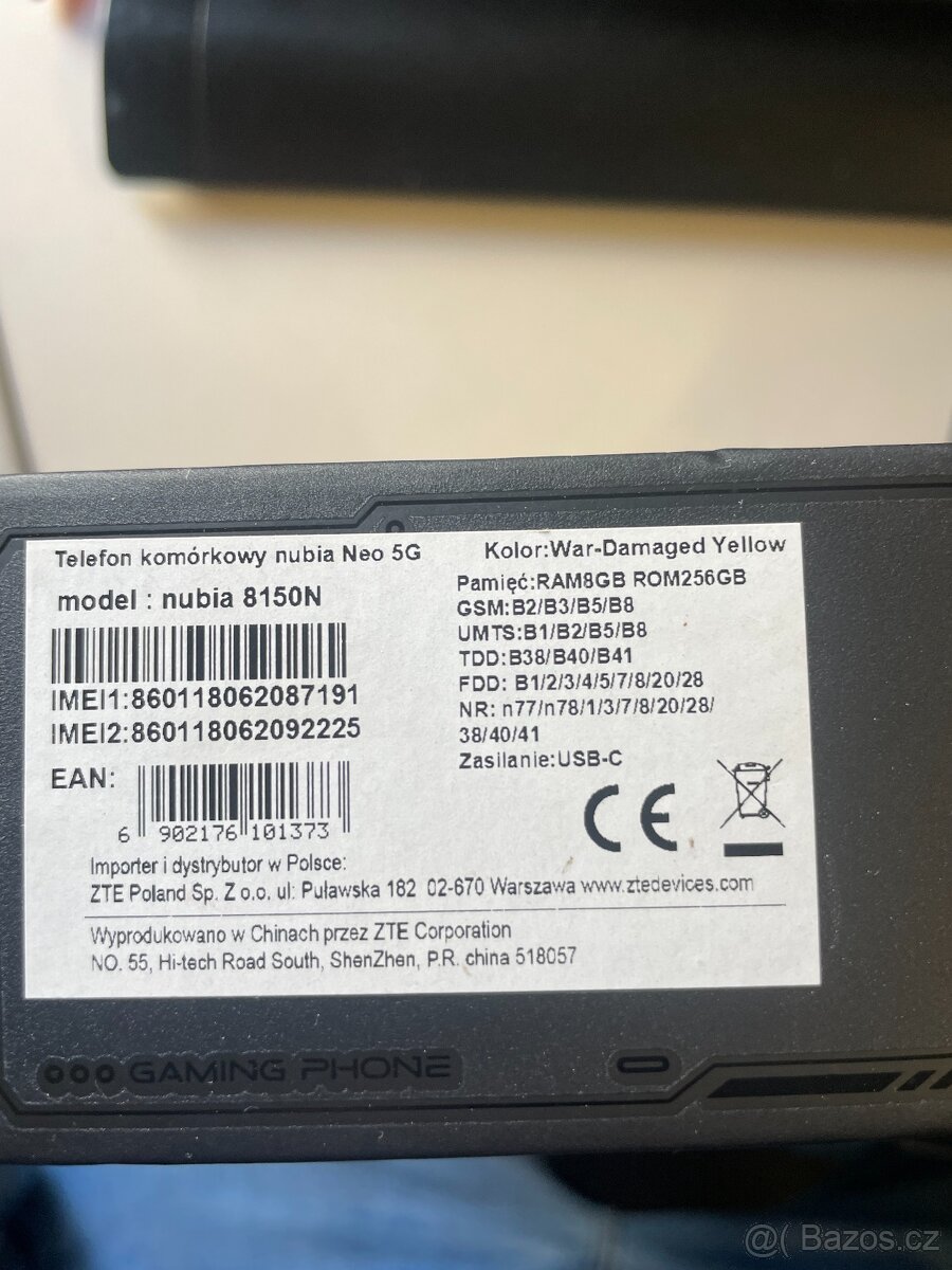 ZTE Nubia Neo 5G v záruce - 2