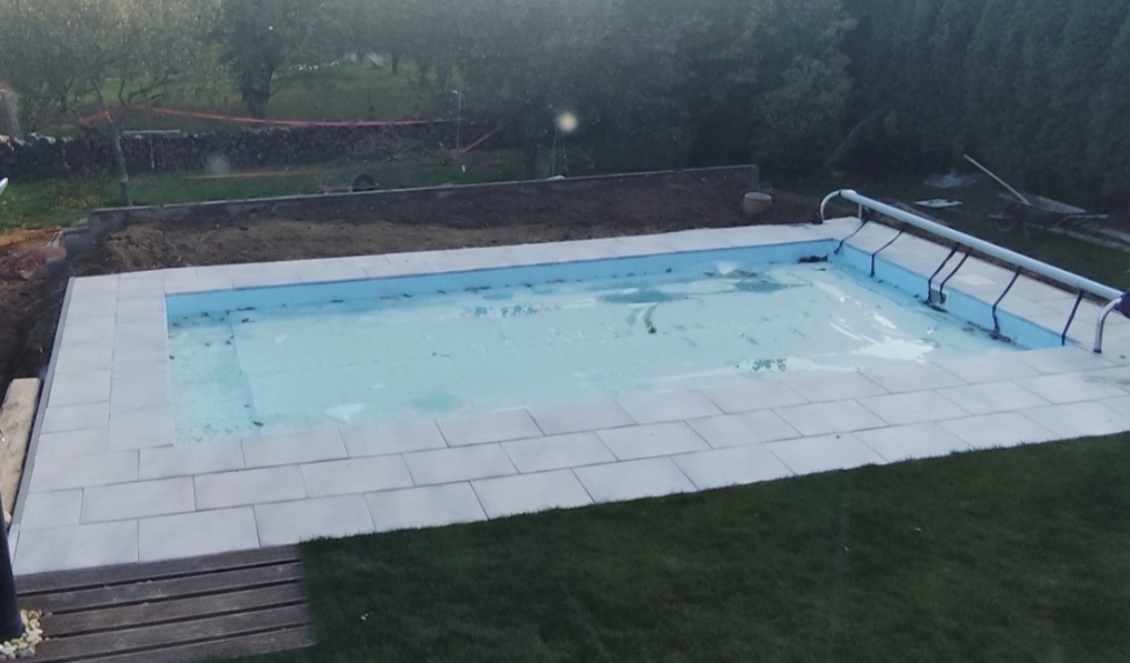 Bazénová fólie s navijákem - 2