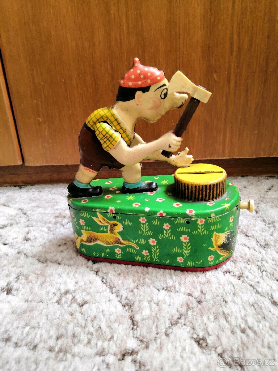 PLECHOVÁ RETRO POKLADNIČKA - 2