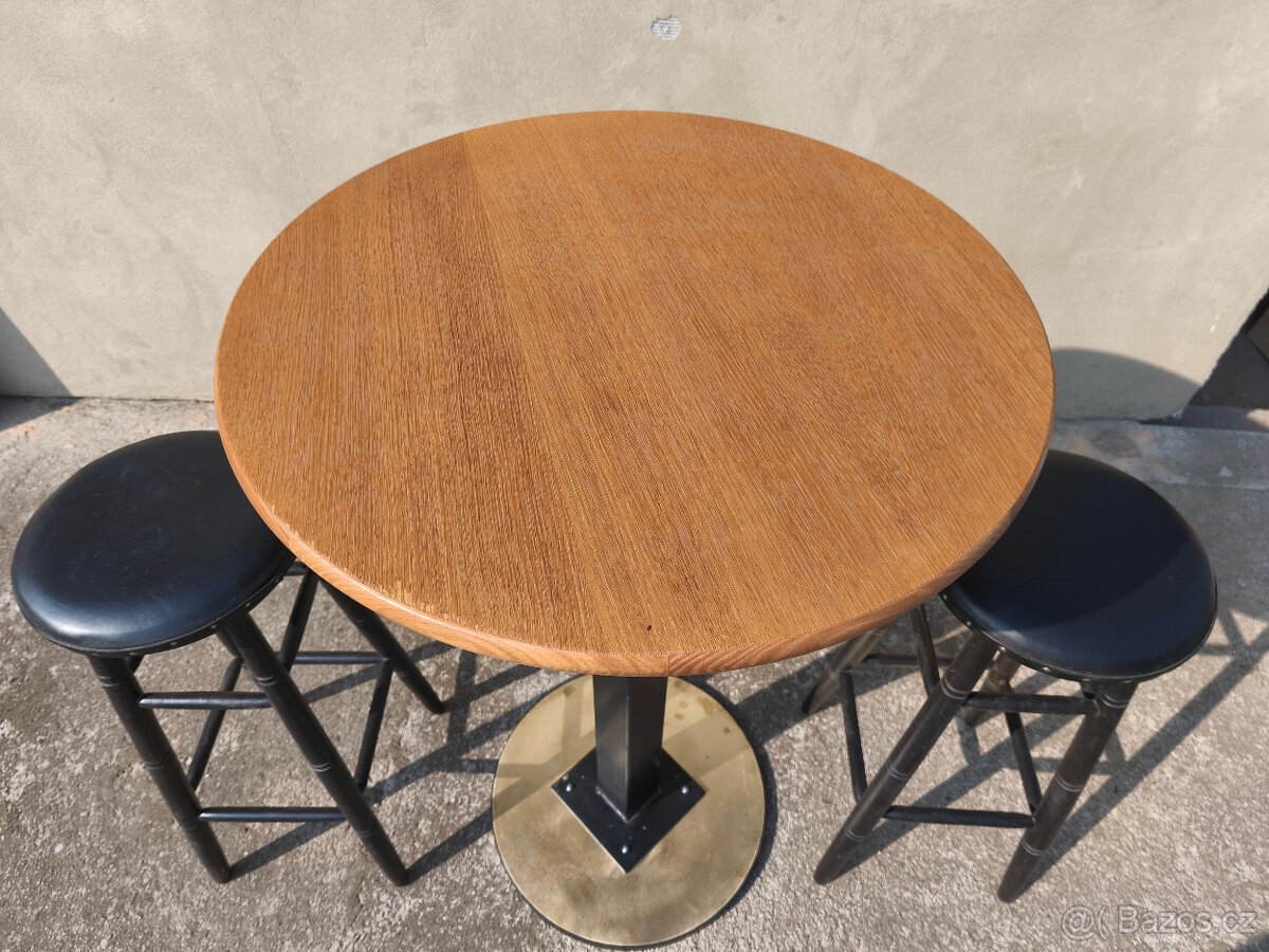 Barový stůl + 2 barové židle - 2