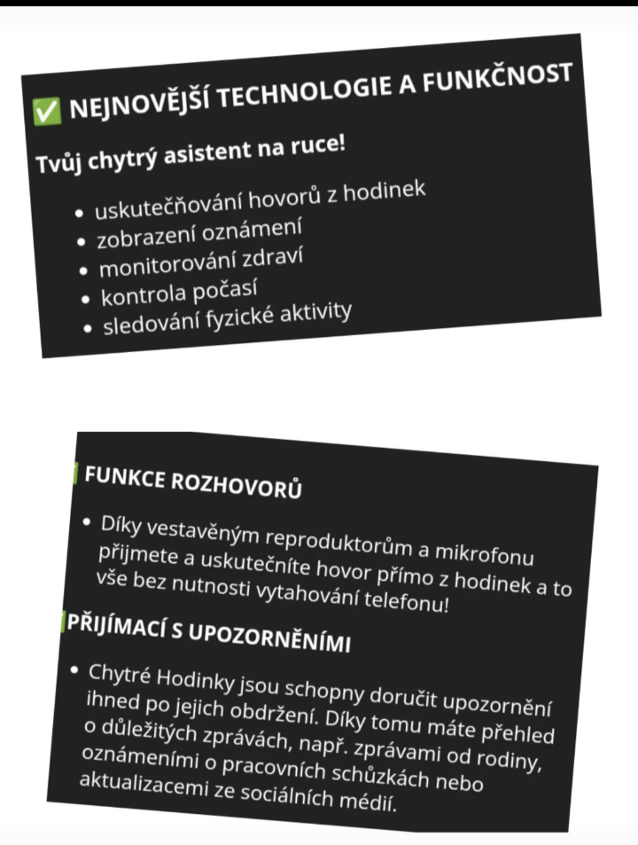 Smart watch+Bluetooth sluchátka TWS - 2