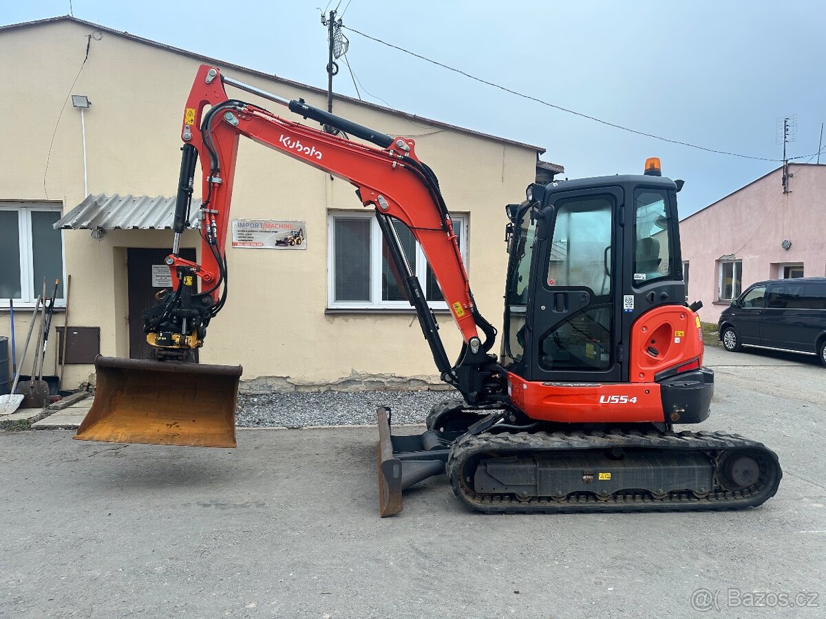 Pásový bagr Kubota U55-4,r.v.2020,1331MTH, ENGCON, KLIMA - 2