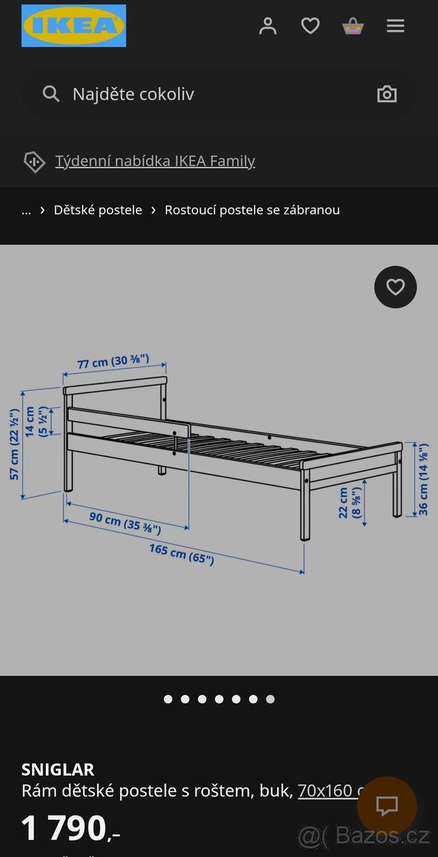 Dětská postel IKEA - 2