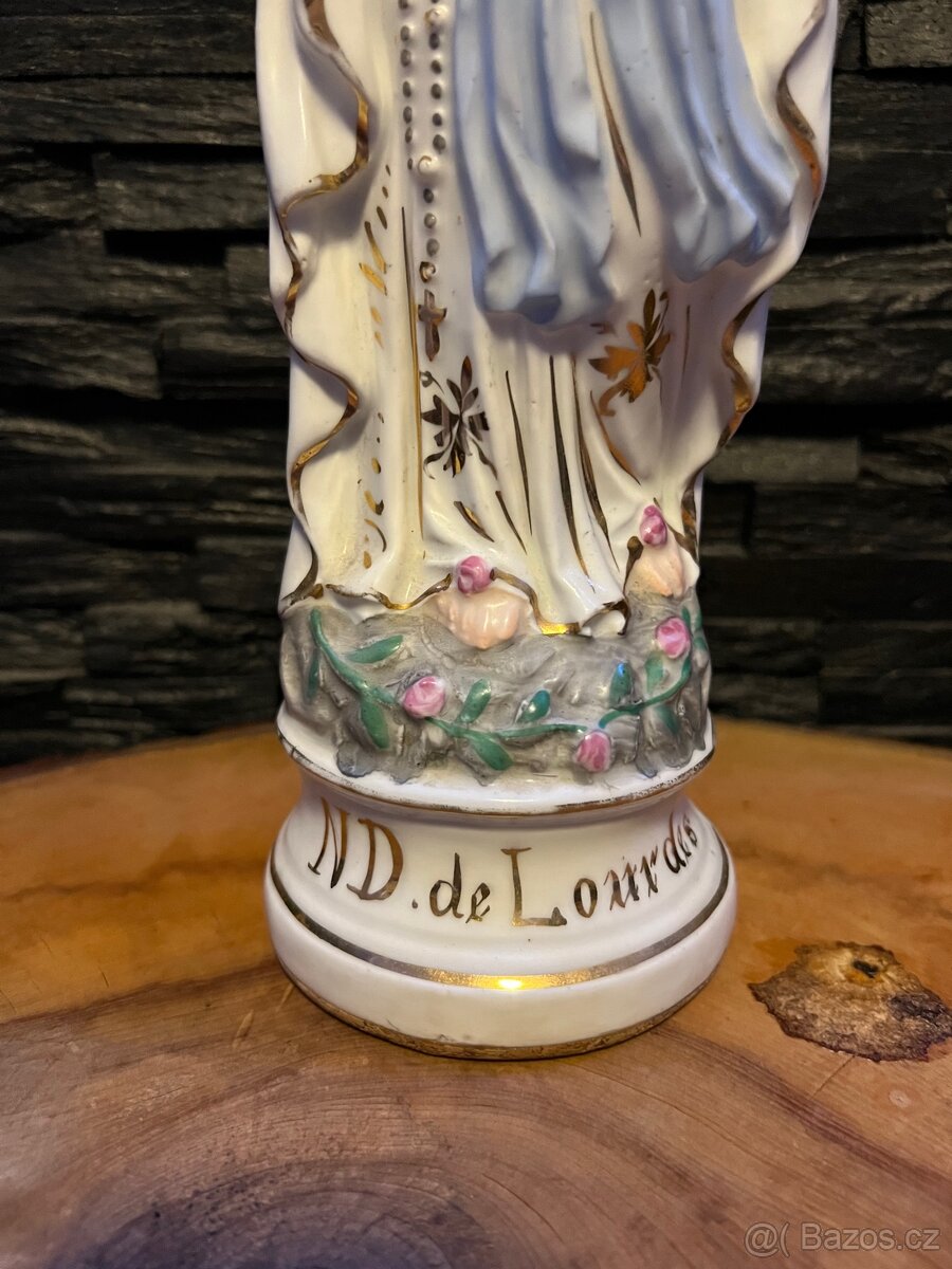 Porcelánová Panna Maria Ludrská - 2