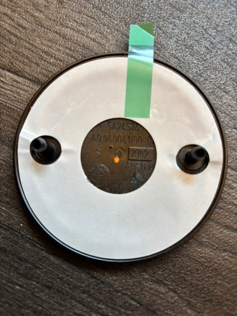 Logo BMW 82mm - modrý okraj - 2