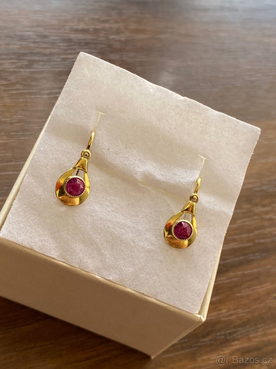 Zlaté dětské náušnice - 2