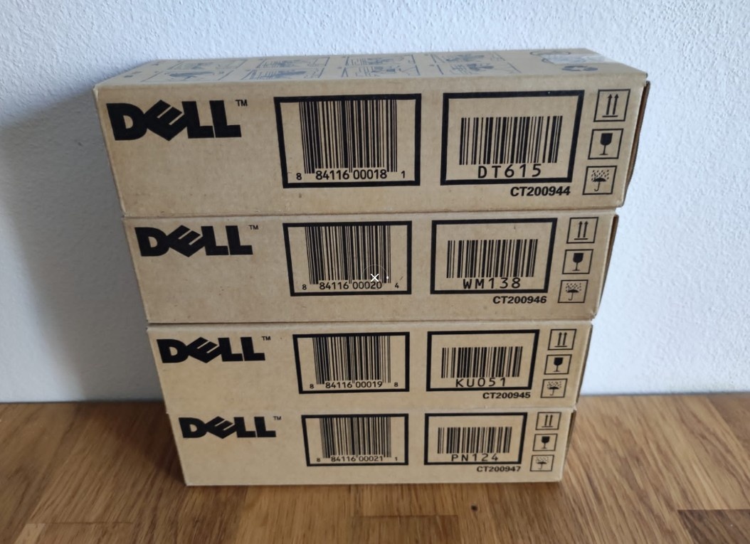 4x originální toner DELL 1320c - nová sada tonerů - 2