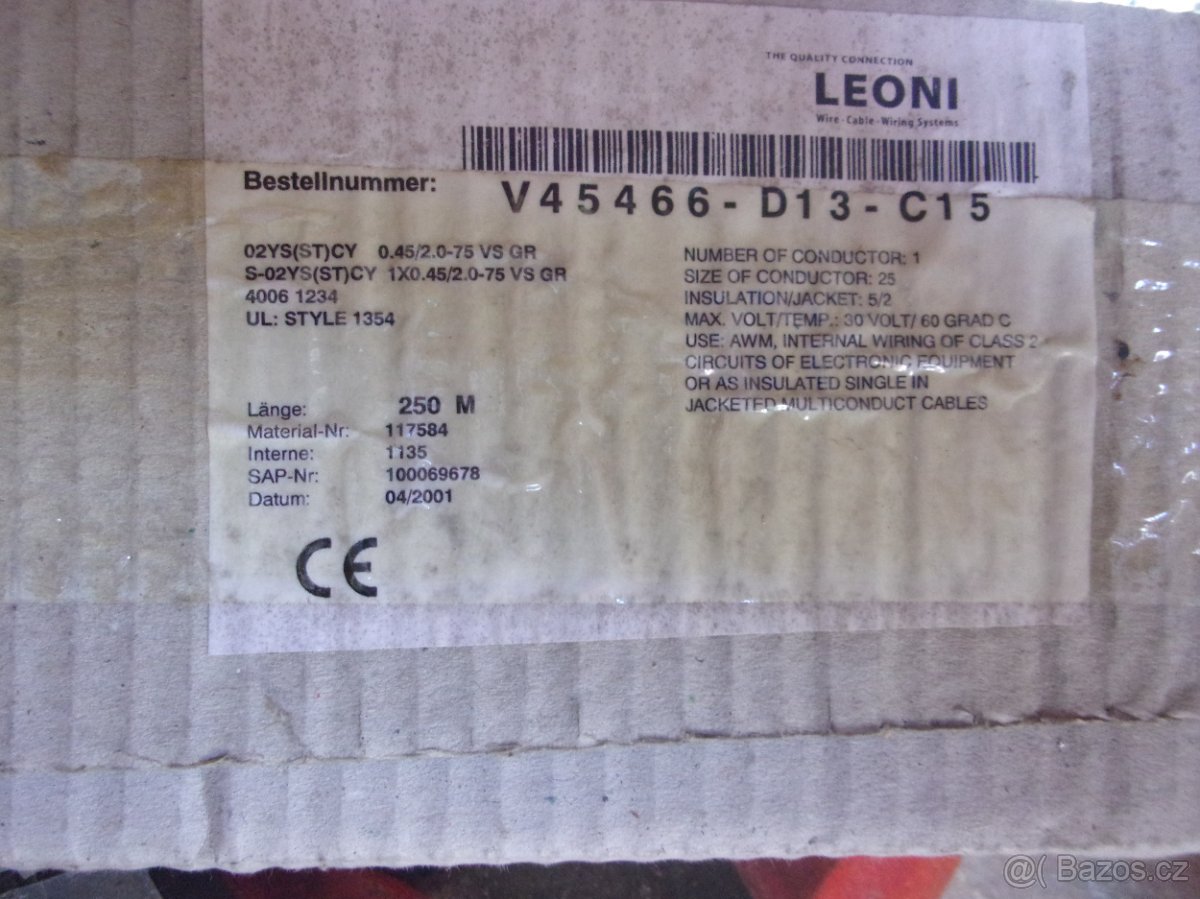 Prodám jednožílový......... - 2