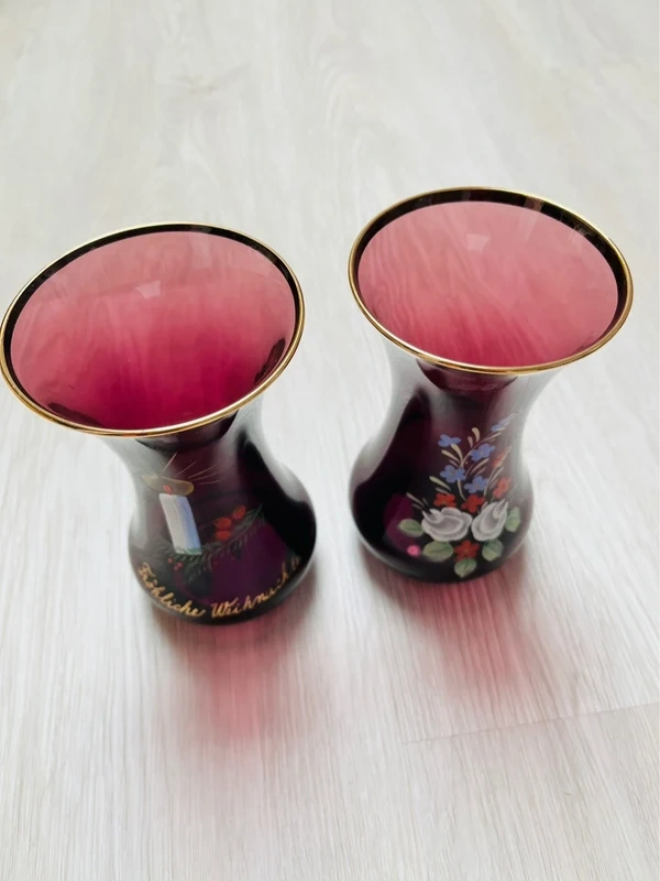 Sada zlacených váz - 2