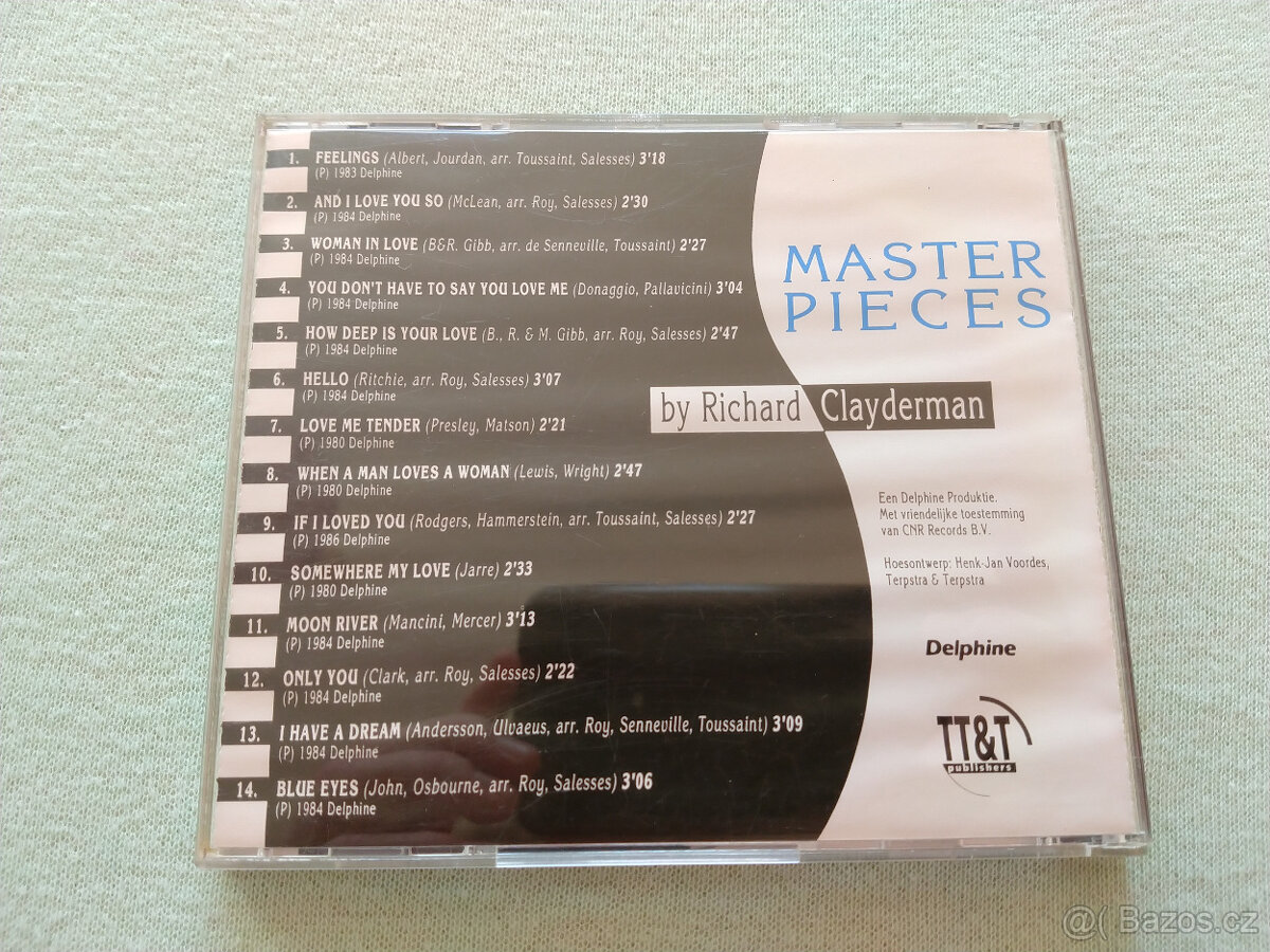 Richard Clayderman - Master Pieces (1992) - Audio CD - 2
