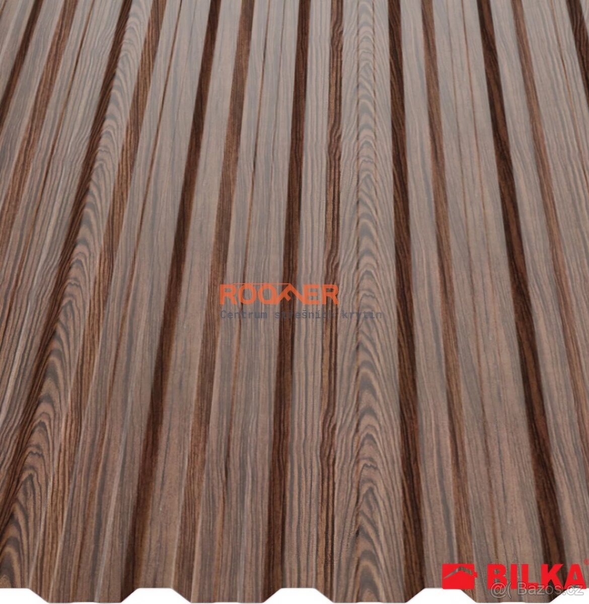 Trapézový plech Т18 Dřevo - 2