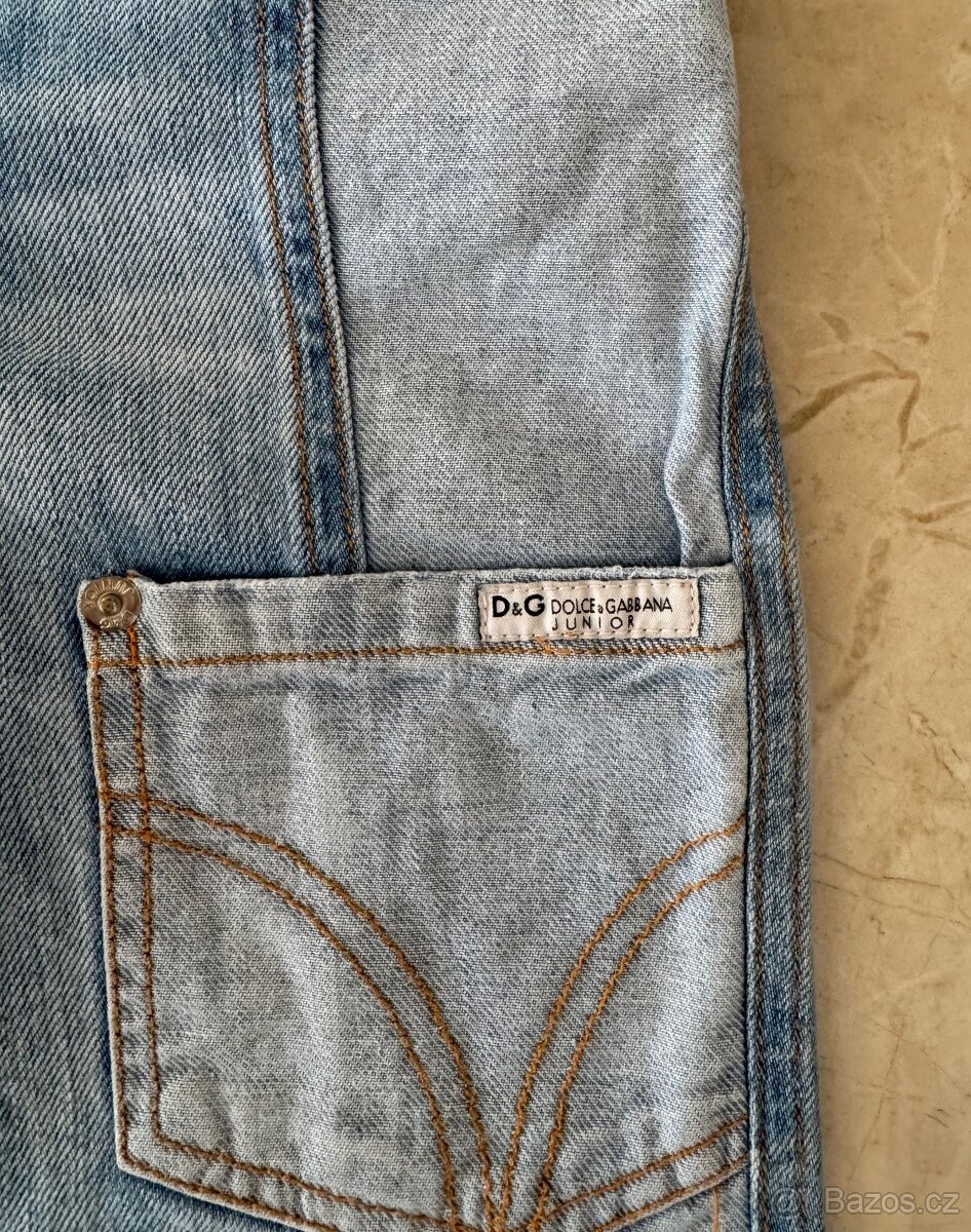 Dětské džínové kraťasy Dolce&Gabbana Junior - 2