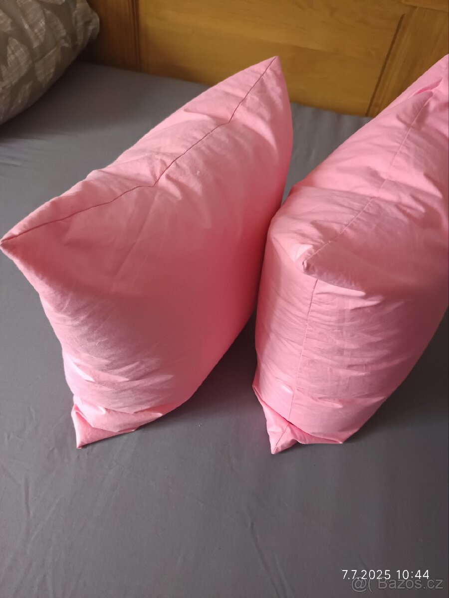 Prodám polštářky z kvalitního prachoveho peří - 2