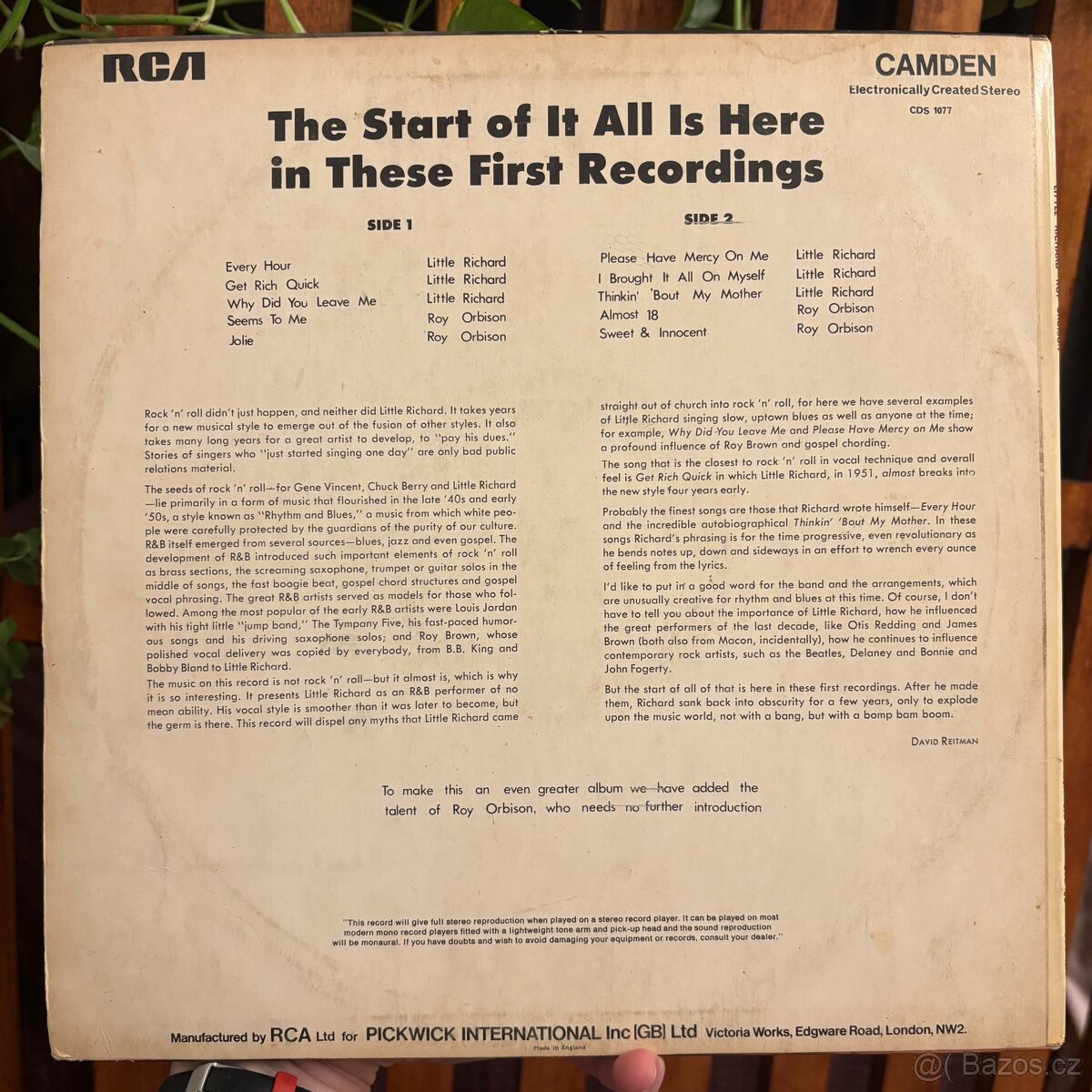 Little Richard & Roy Orbison. LP - 2