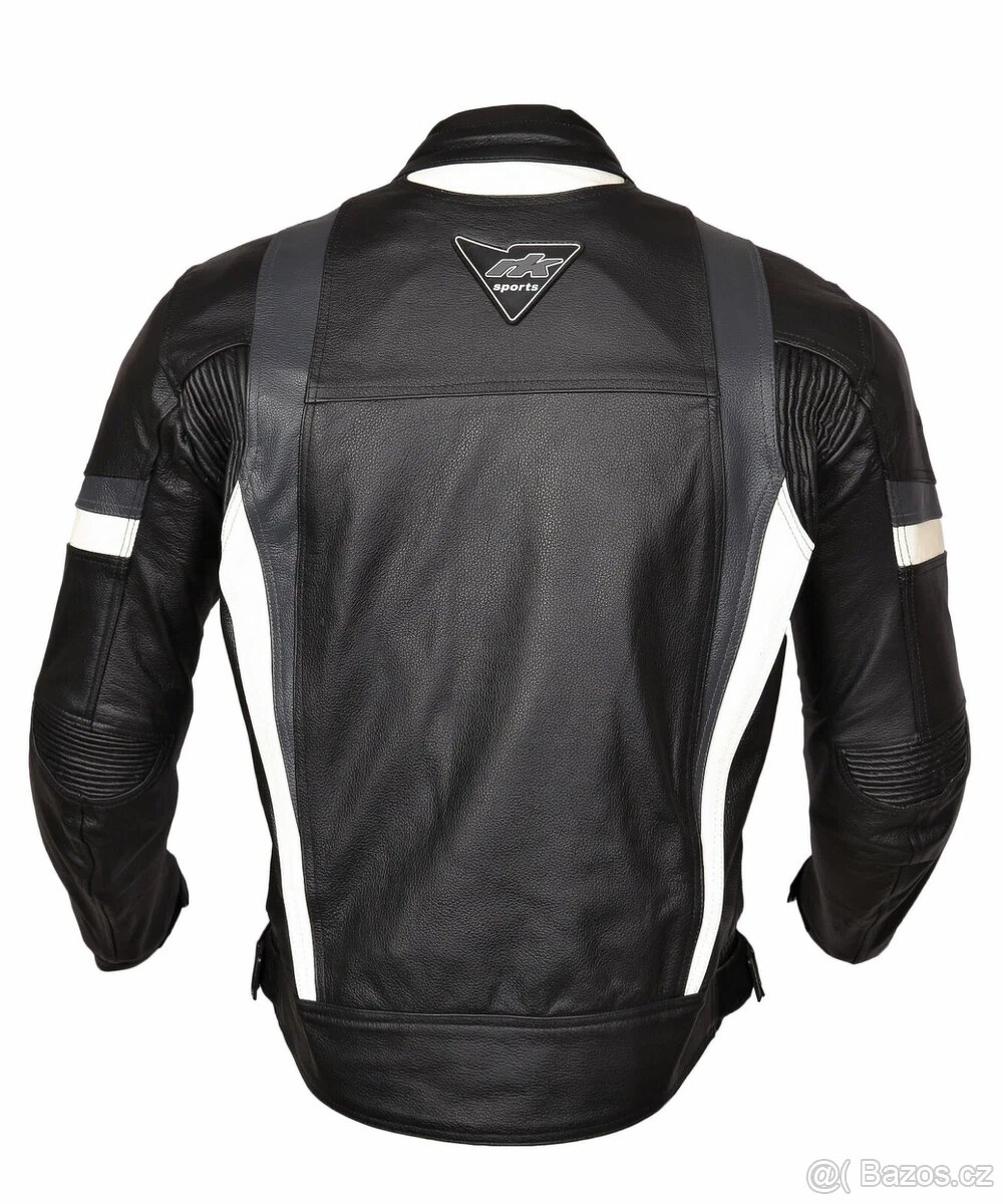 Pánska Kožená Bunda Moto - 2