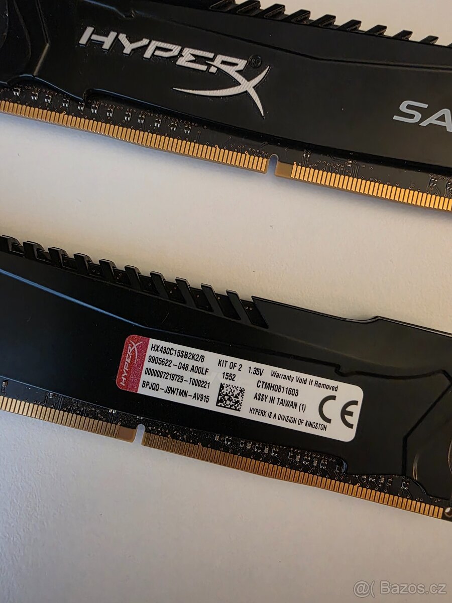 HyperX Savage DDR4 8GB (2 x 4GB) 3000MT/s - 2