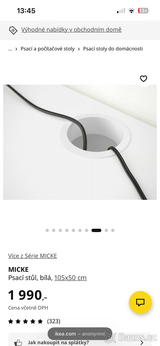 Psací stůl ikea - 2