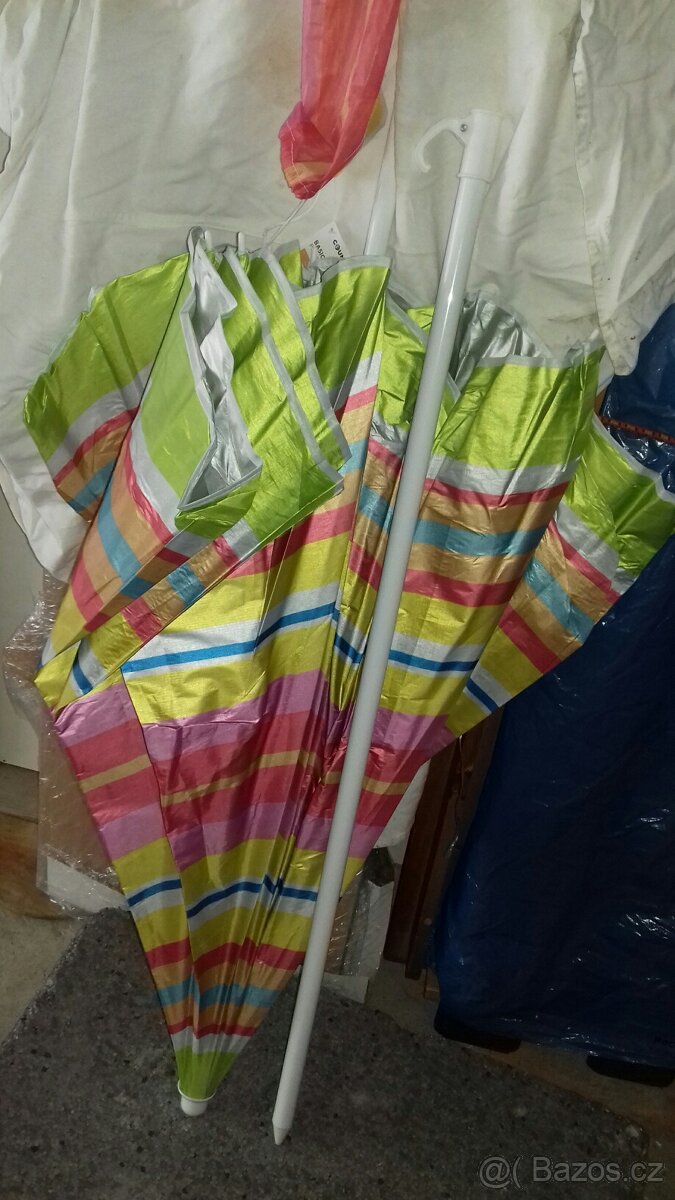 Slunečník nový, průměr 160 cm - 2