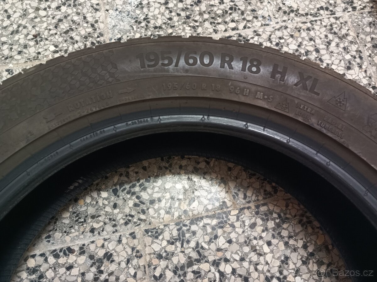 Zimní pneu 195/60 r18 - 2