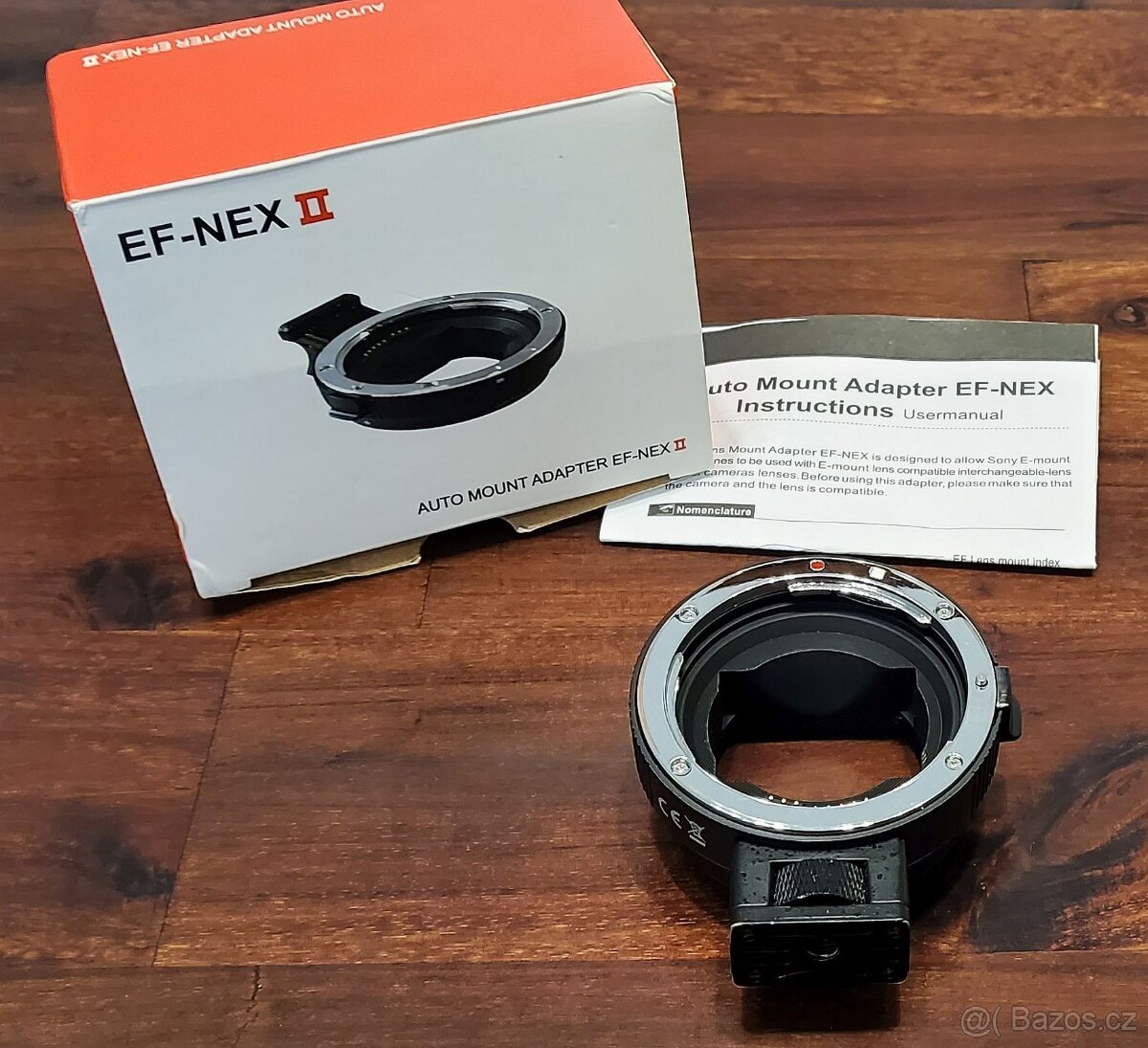 Redukce / adaptér EF-NEX / Canon EF(EF-S) - Sony E-mount - 2