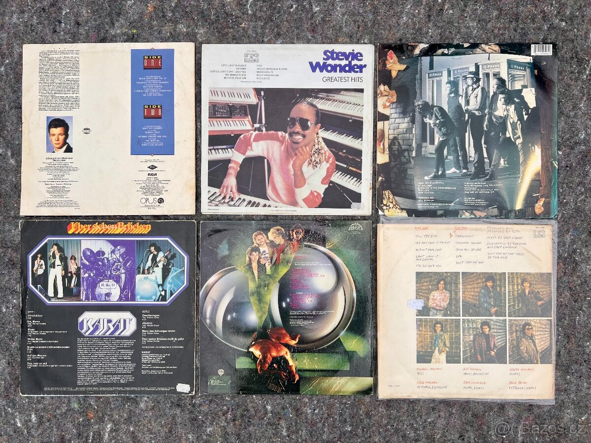 LP Gramofonové desky z pozůstalosti. 6ks. - 2