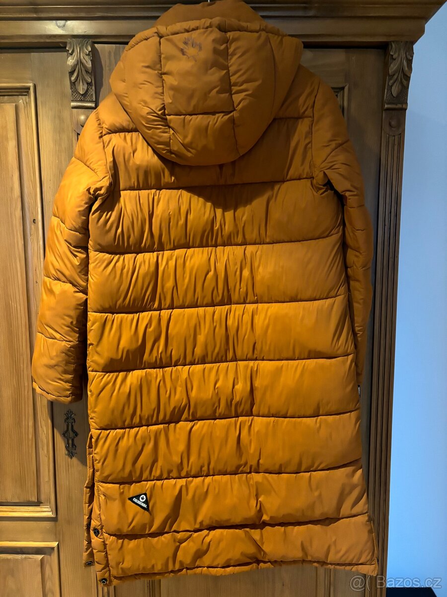 Khujo Corinna Zimní kabát koňakový dámský - 2