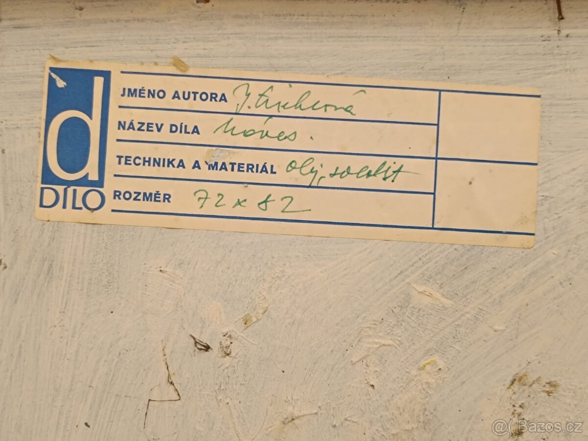 Obraz Jana Lieblová, ves na Vysočině, olej 64x75 - 2