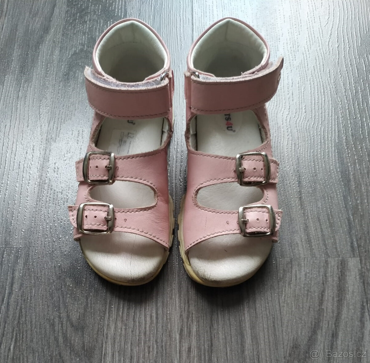 Letní dívčí sandálky Boots4U růžové velikost 27 - sleva - 2