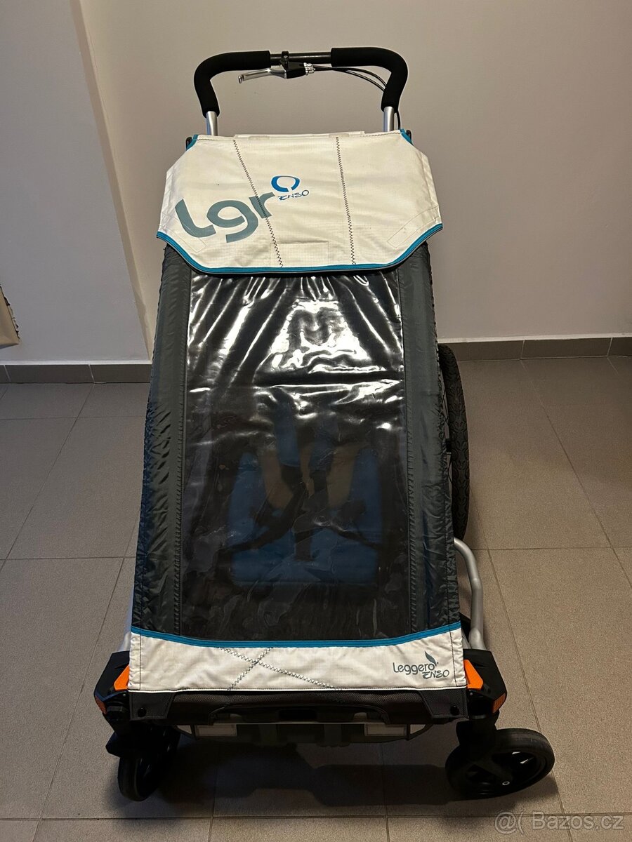 Cyklovozík Leggero Enso I Complete Sport Sail bílý - 2