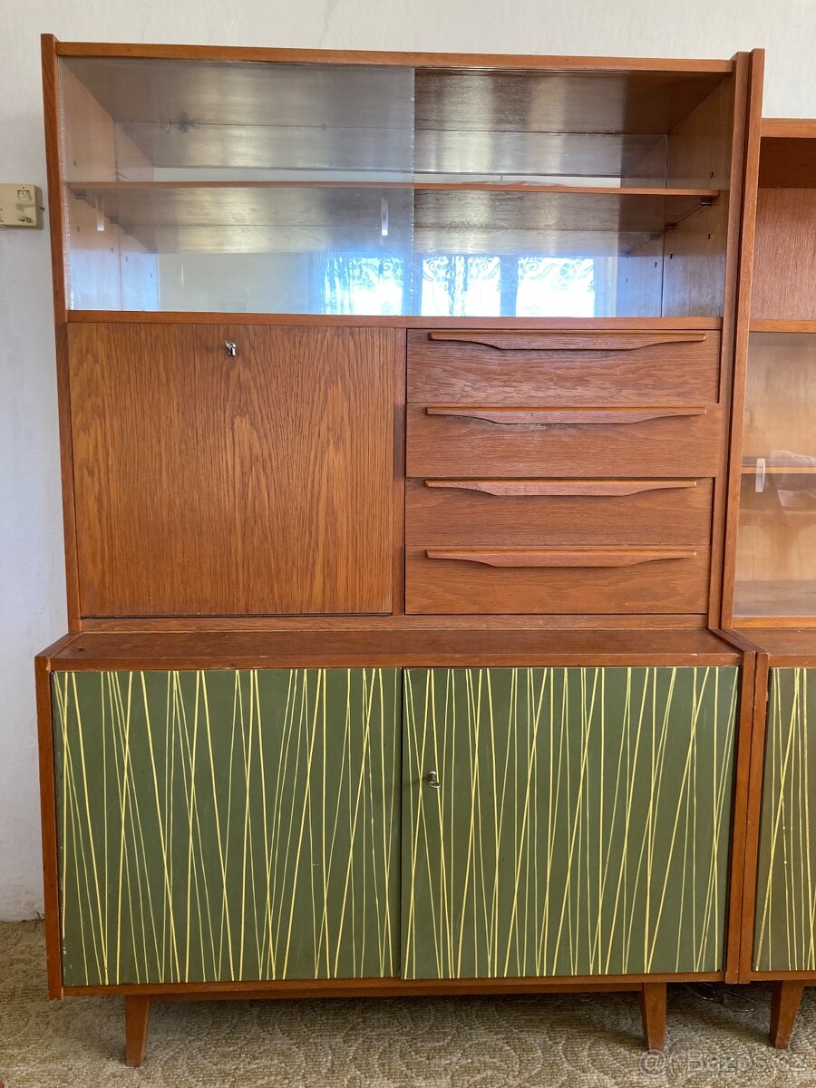 Retro obývací stěna - 2