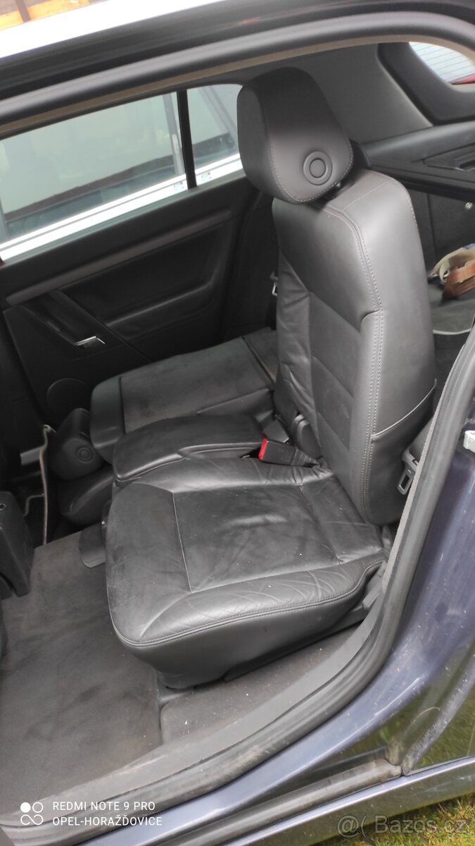 Kožený interiér Opel Signum - černý - 2