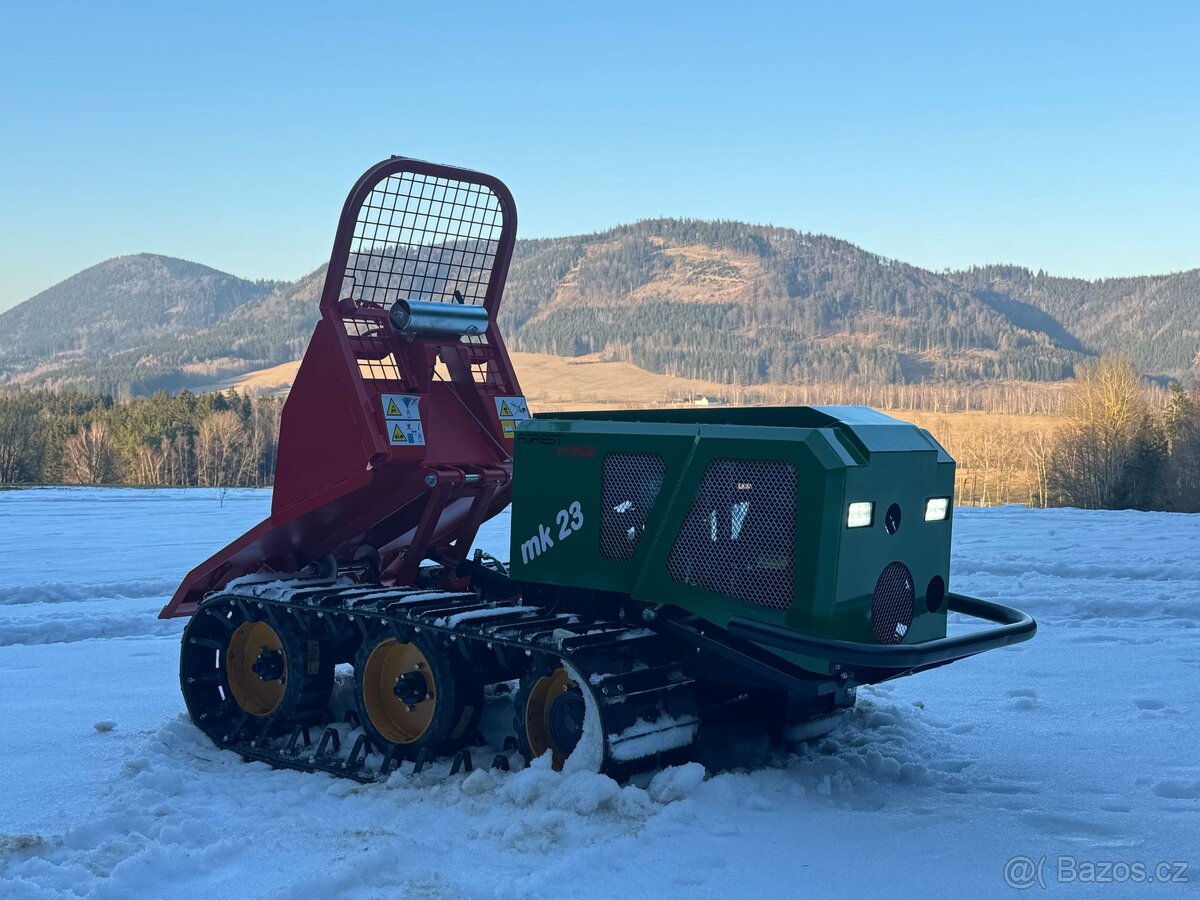 Železný kůň Mk 23Rc(MOTOR-HONDA)samovolné odvíjení lana. - 2