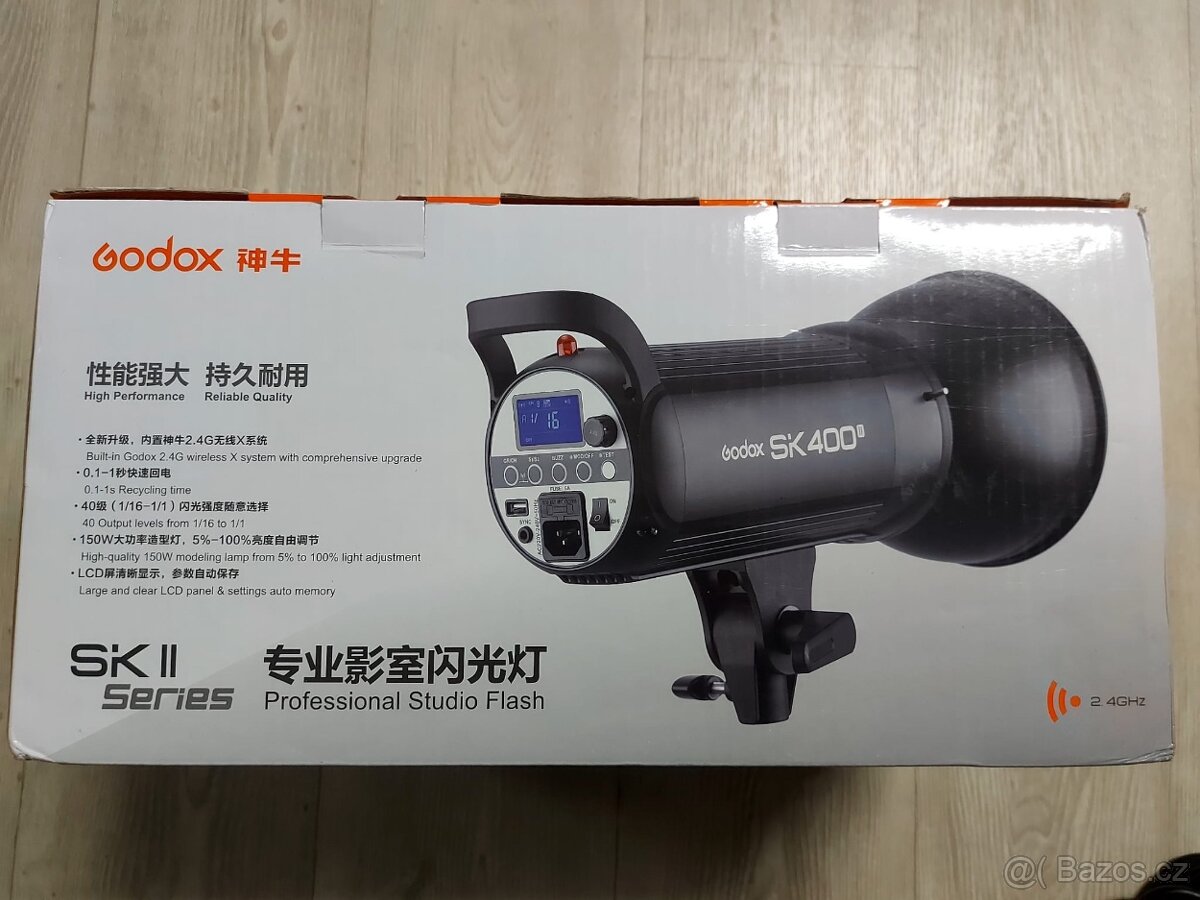 Studiový blesk GODOX SK 400II, 400Ws - 2