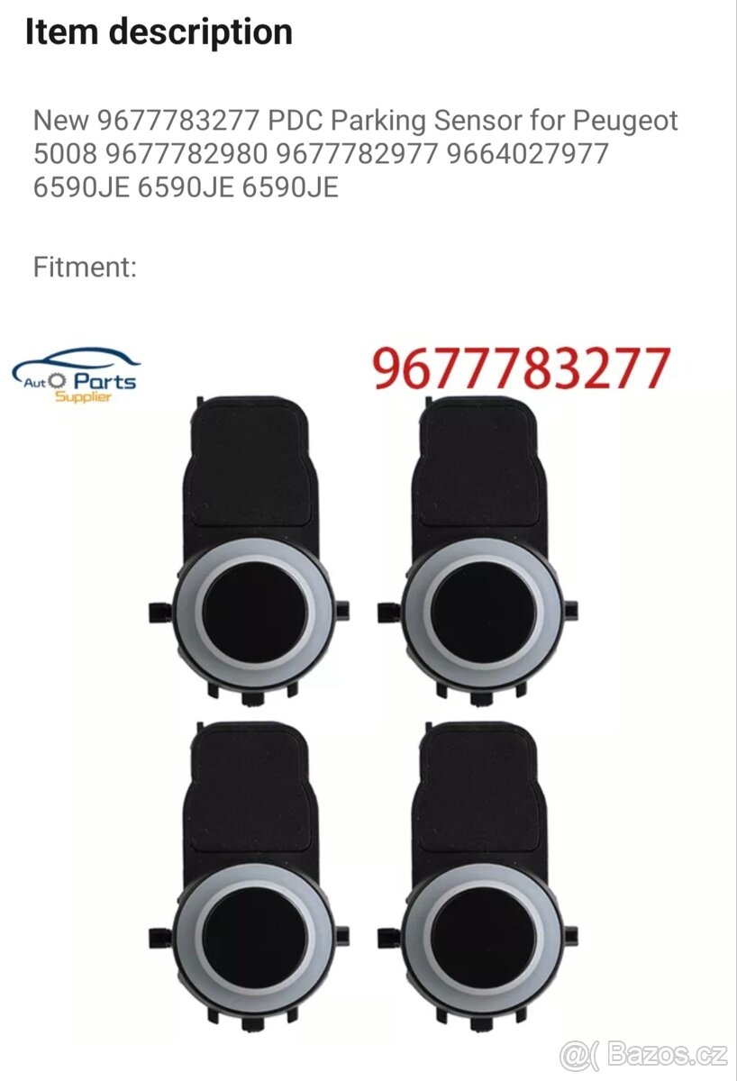 Parkovací senzory Citroën / Peugeot - 2