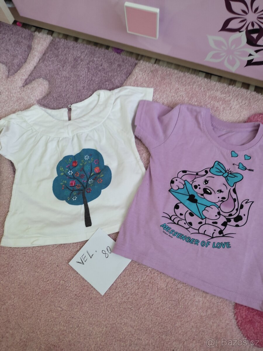 Kojenecká trička mix - 2