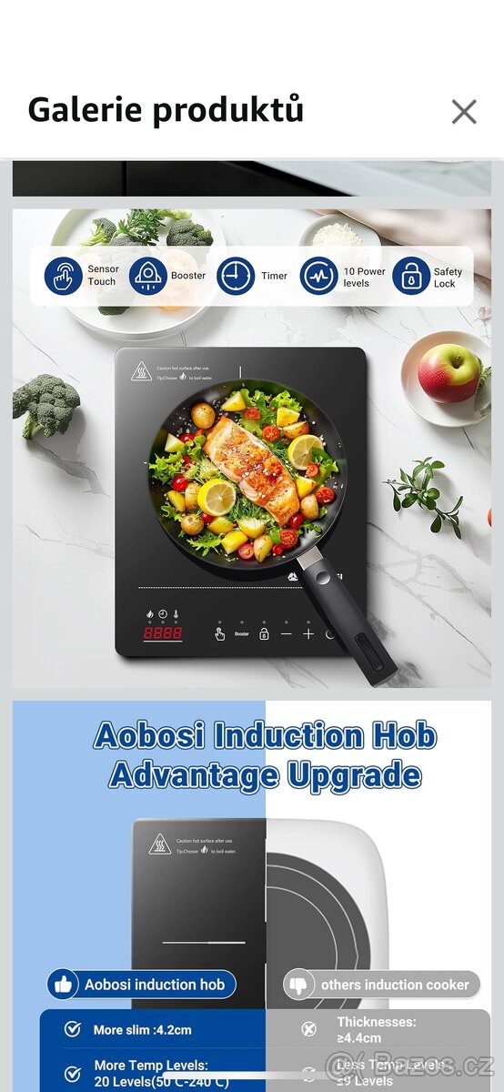 Přenosná indukční deska - 2