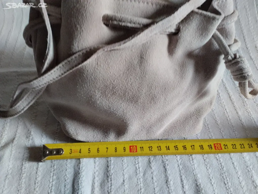 semišová kabelka BERSHKA LEATHER - 2