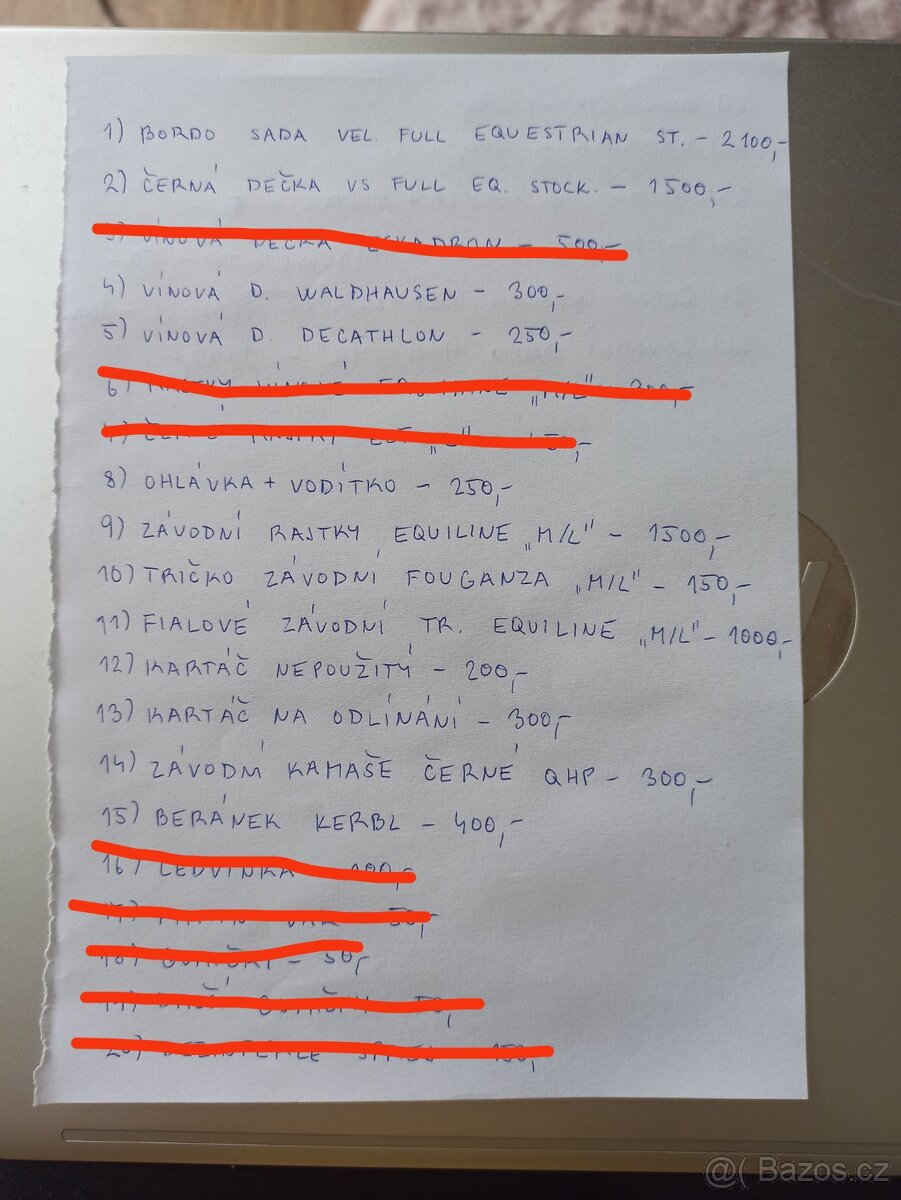 Věci pro koně a jezdce - 2