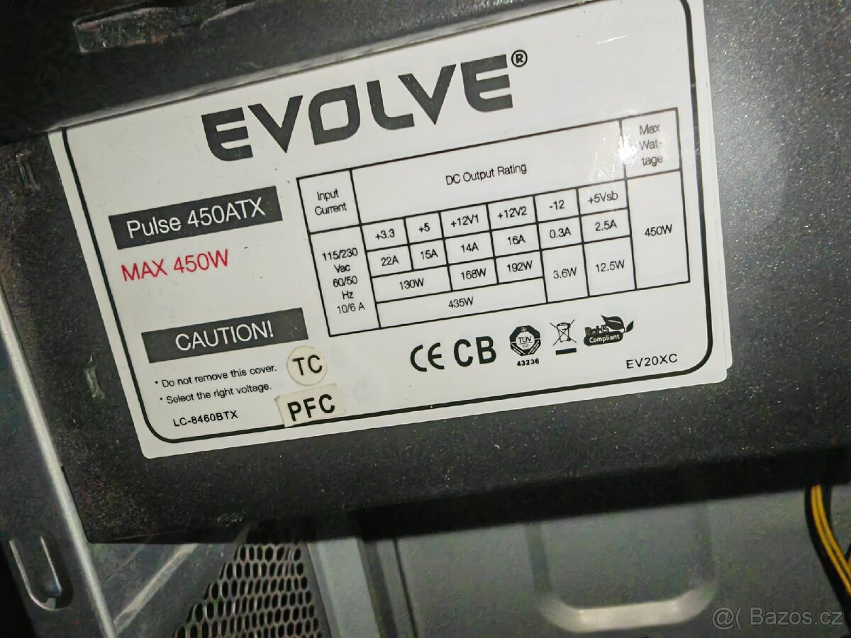 Evolveo F2 + 450w zdroj - 2