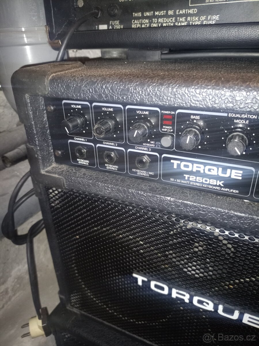 Repro+zesilovač 2x50w - 2