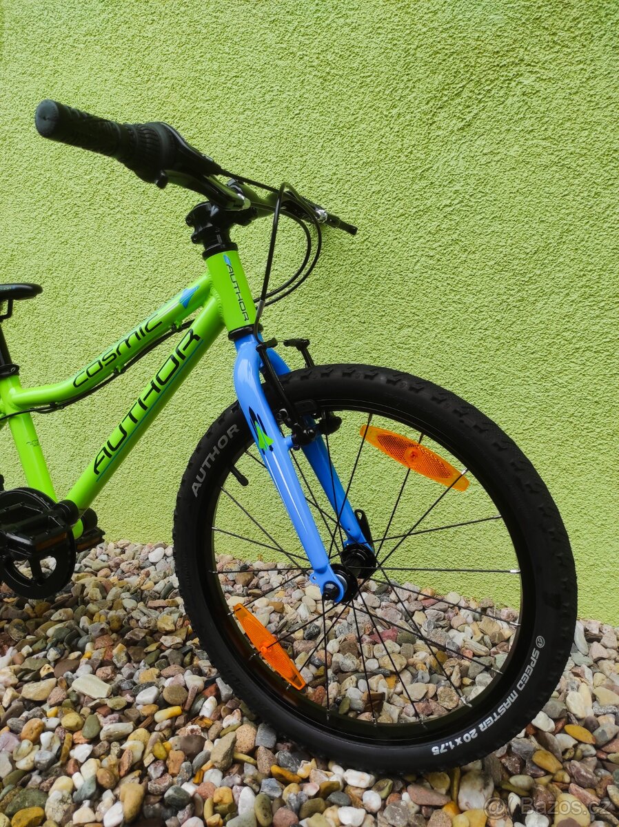 Značkové dětské kolo Author Cosmic 20" (zelená/modrá) - 2