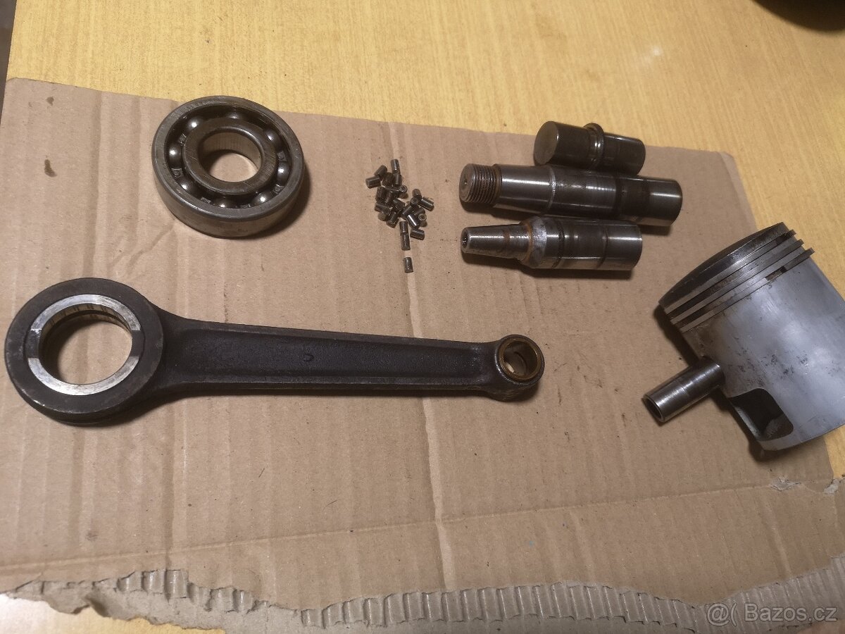 Jawa pérak250, díly klikovky - 2