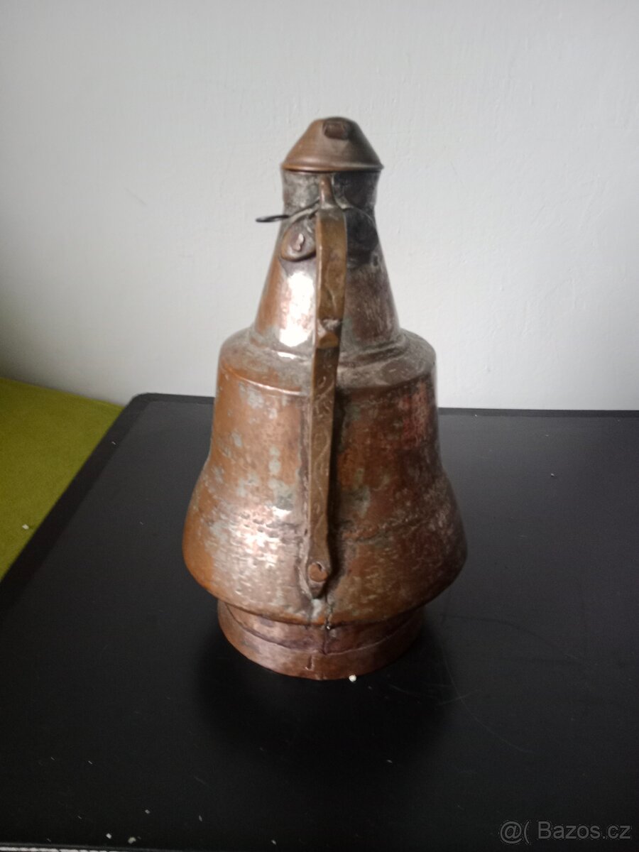 Konvice měděná masivní starožitnost - 2