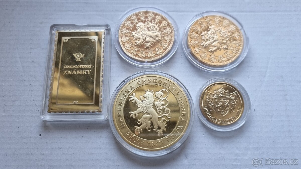 Mince pozlacené - 2
