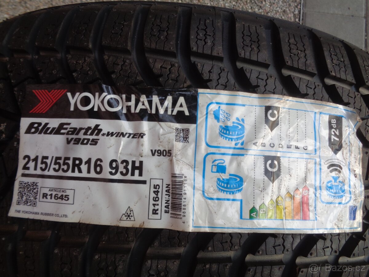 Zimní pneu 215/55/16 Yokohama - NOVÉ - 2